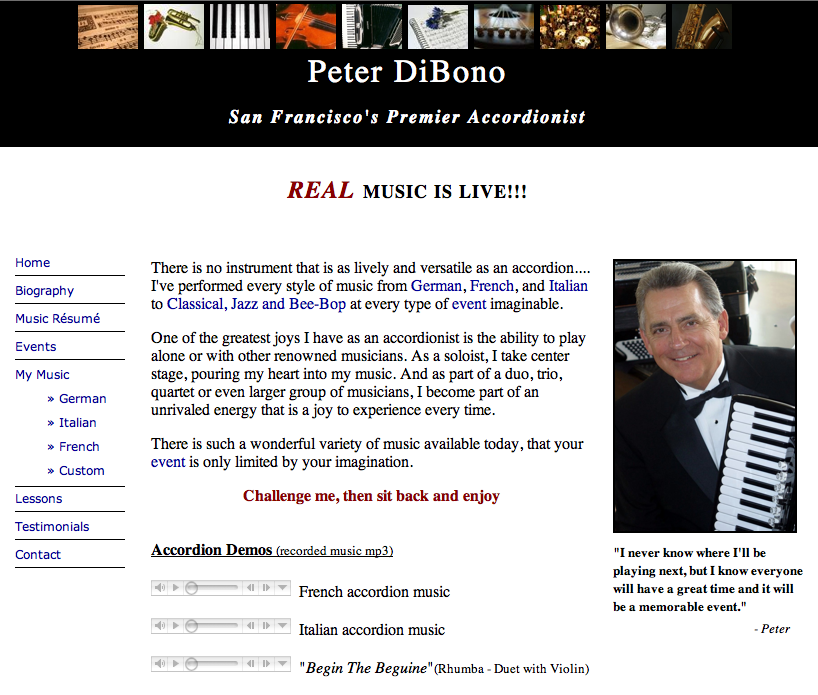 Peter DiBono's Website